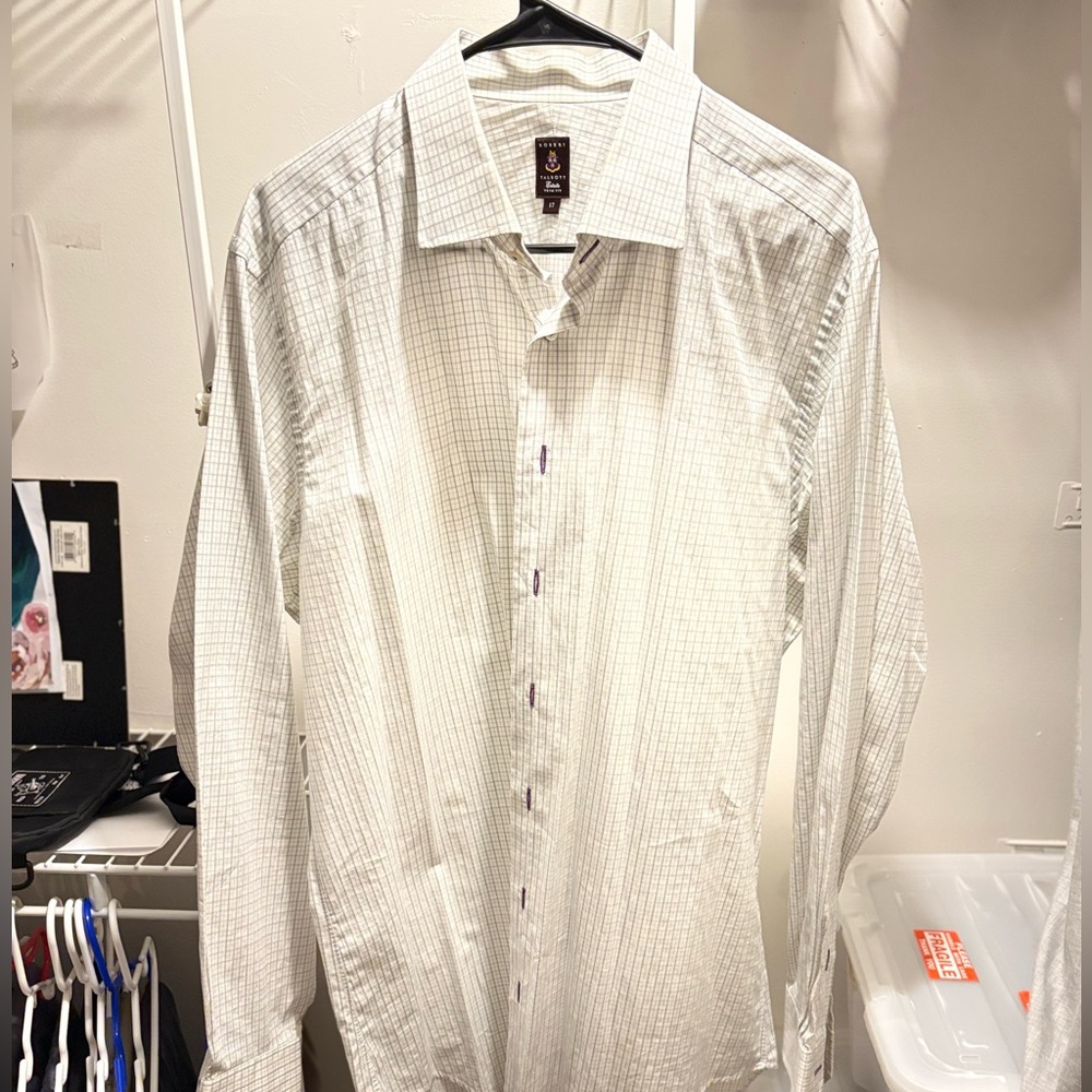 RARE Robert Talbott Light Blue Shirt Hand Crafted in California - $375 Retail